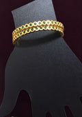 Green Stone Bangles